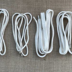 Shoe Laces White Lot of 2 Replacement Laces for Shoes New